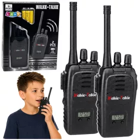   Walkie-talkie USB zajcsökkentő fekete 200M hatótávolságú