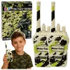 Katonai walkie-talkie-k USB hatótávolság 200M Khaki 2 db.
