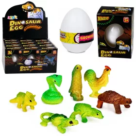   Varázstojás Kikelő Dinoszaurusz Vízben Tojásfehérje 6,5 CM