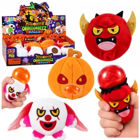   Halloween Csillámos Plüss Játék – Puha, Csillámos, Stresszoldó (8cm)