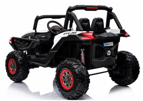 Jeep XMX603 elektromos kisautó - fehér, MP4-gyel