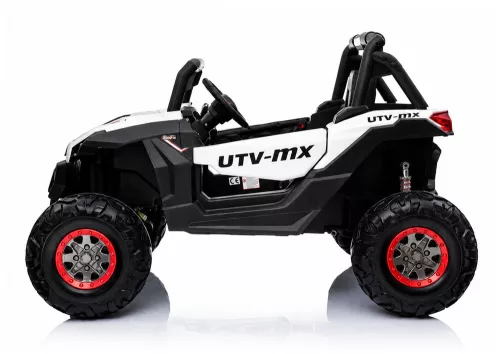 Jeep XMX603 elektromos kisautó - fehér, MP4-gyel