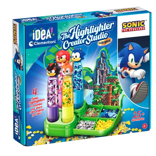 Idea Art Sonic kiemelő marker gyári készlet 4 darabos Clementoni 18424