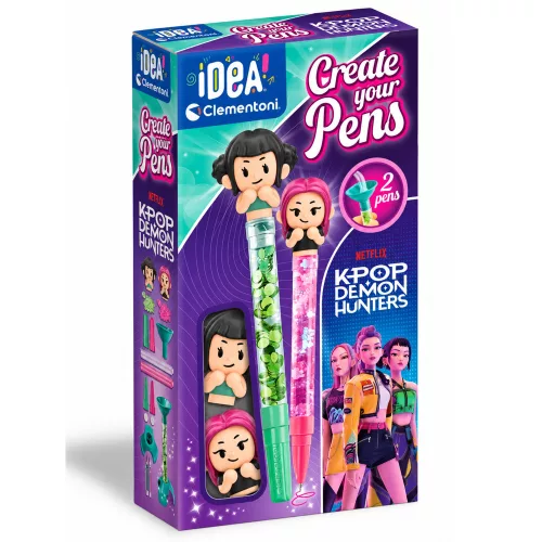 Idea Art Mini Pen Factory K-Pop Démonvadászok Mira és Zoey Clementoni 18478