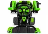 Elektromos Ride On traktor kanállal és kotrógéppel, zöld