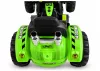 Elektromos Ride On traktor kanállal és kotrógéppel, zöld