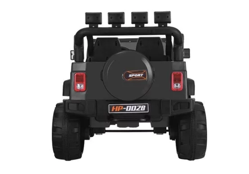 Jeep HP012 elektromos kisautó - fekete