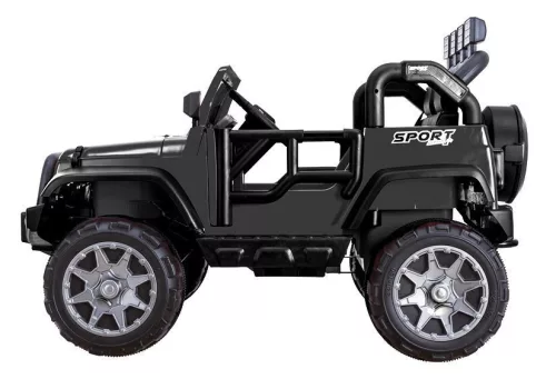 Jeep HP012 elektromos kisautó - fekete