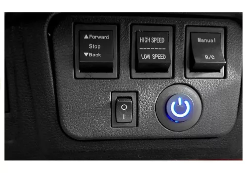 Jeep HP012 elektromos kisautó - fekete