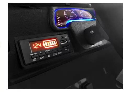 Jeep HP012 elektromos kisautó - fekete
