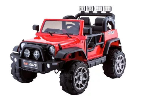 Jeep HP012 elektromos kisautó - piros