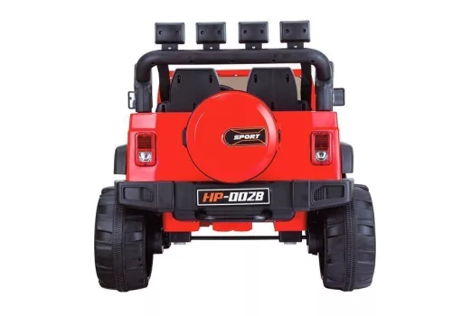 Jeep HP012 elektromos kisautó - piros