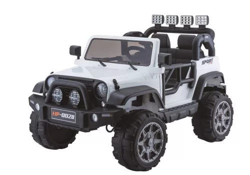 Jeep HP012 elektromos kisautó - fehér