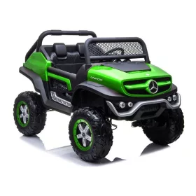 Mercedes Unimog elektromos autó zöld
