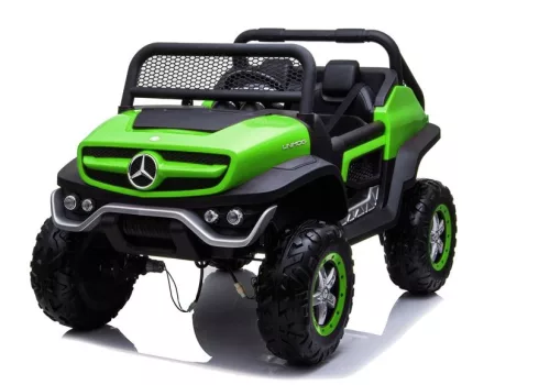 Mercedes Unimog elektromos autó zöld
