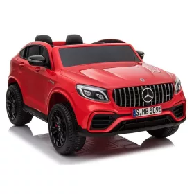 Elektromos kisautó Mercedes GLC 63S QLS pirosra fényezve