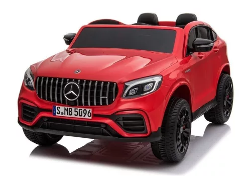 Elektromos kisautó Mercedes GLC 63S QLS pirosra fényezve