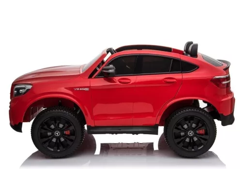 Elektromos kisautó Mercedes GLC 63S QLS pirosra fényezve