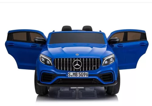Elektromos kisautó Mercedes GLC 63S kékre fényezve
