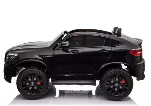 Elektromos kisautó Mercedes GLC 63S QLS MP4 fekete fényezéssel