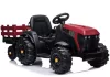 Elektromos Ride On traktor utánfutóval BDM0925 piros