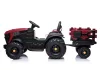 Elektromos Ride On traktor utánfutóval BDM0925 piros