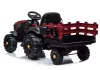 Elektromos Ride On traktor utánfutóval BDM0925 piros