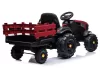 Elektromos Ride On traktor utánfutóval BDM0925 piros