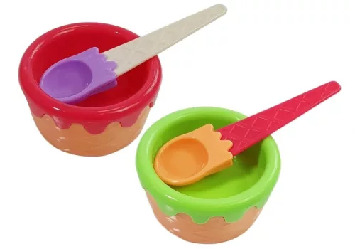 Édességkészlet, desszertek, fagylalt, sütik, kiegészítők