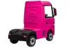 Akkumulátoros autó Mercedes Actros Pink 4x4