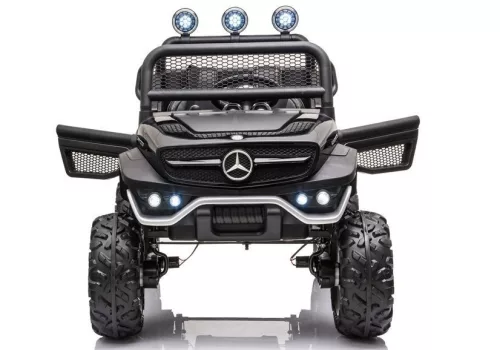 Elektromos kisautó Mercedes Unimog S fekete