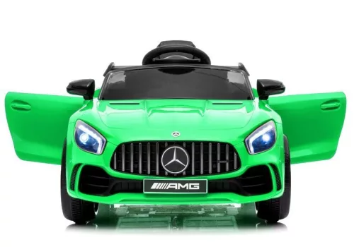 Elektromos kisautó Mercedes AMG GT R zöld