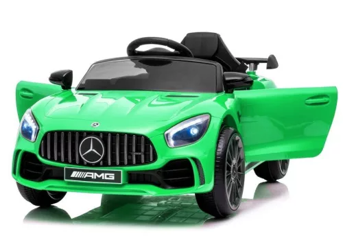Elektromos kisautó Mercedes AMG GT R zöld