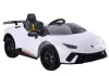 Elektromos autó Lamborghini Huracan fehér