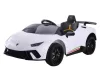 Elektromos autó Lamborghini Huracan fehér