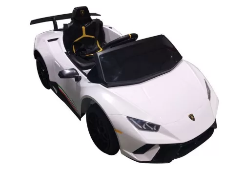 Elektromos autó Lamborghini Huracan fehér