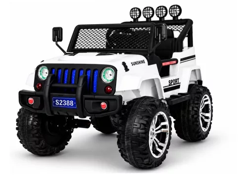 Ride on Car S2388 Jeep Fehér 4x45W