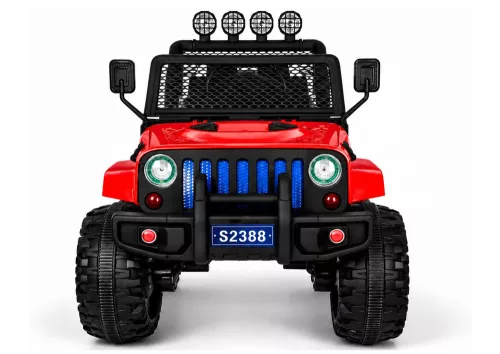 Elektromos Ride On S2388 Jeep piros 4x45W
