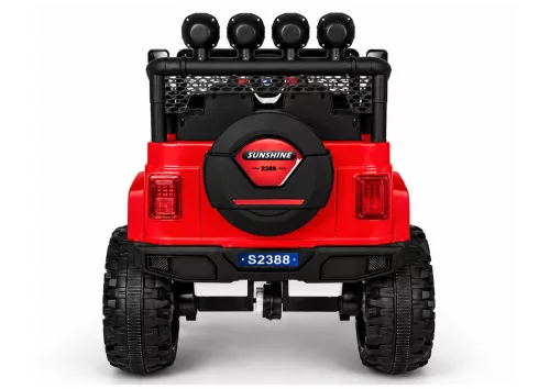 Elektromos Ride On S2388 Jeep piros 4x45W