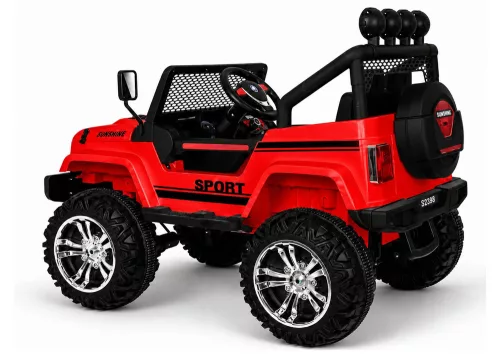 Elektromos Ride On S2388 Jeep piros 4x45W