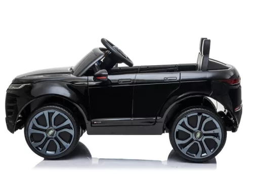 Range Rover Evoque elektromos kisautó, fekete fényezéssel