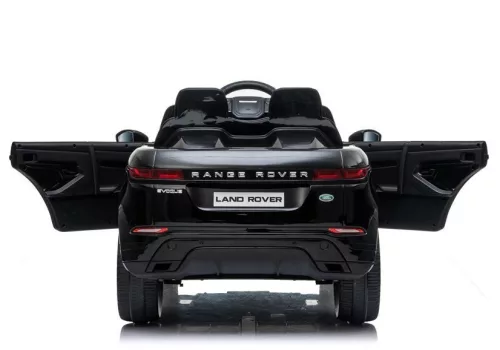 Range Rover Evoque elektromos kisautó, fekete fényezéssel