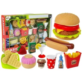 Gyorséttermi hamburgerkészlet