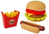 Gyorséttermi hamburgerkészlet