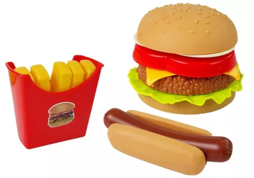 Gyorséttermi hamburgerkészlet