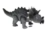 Dinoszaurusz elemes Triceratops szürke