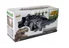 Dinoszaurusz elemes Triceratops szürke