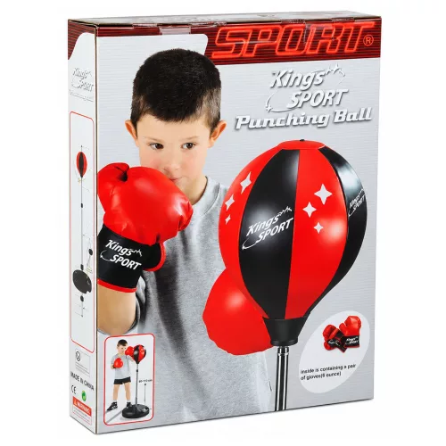 Nagy Gyerek Boxer Szett + Kesztyű Körte Állvány