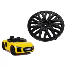 Audi R8 elektromos autó kupak, fekete színben