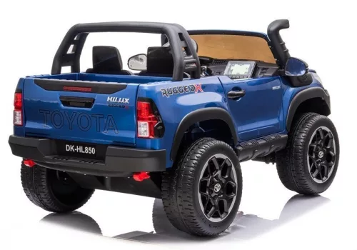 Elektromos kisautó Toyota Hilux kékre festve
